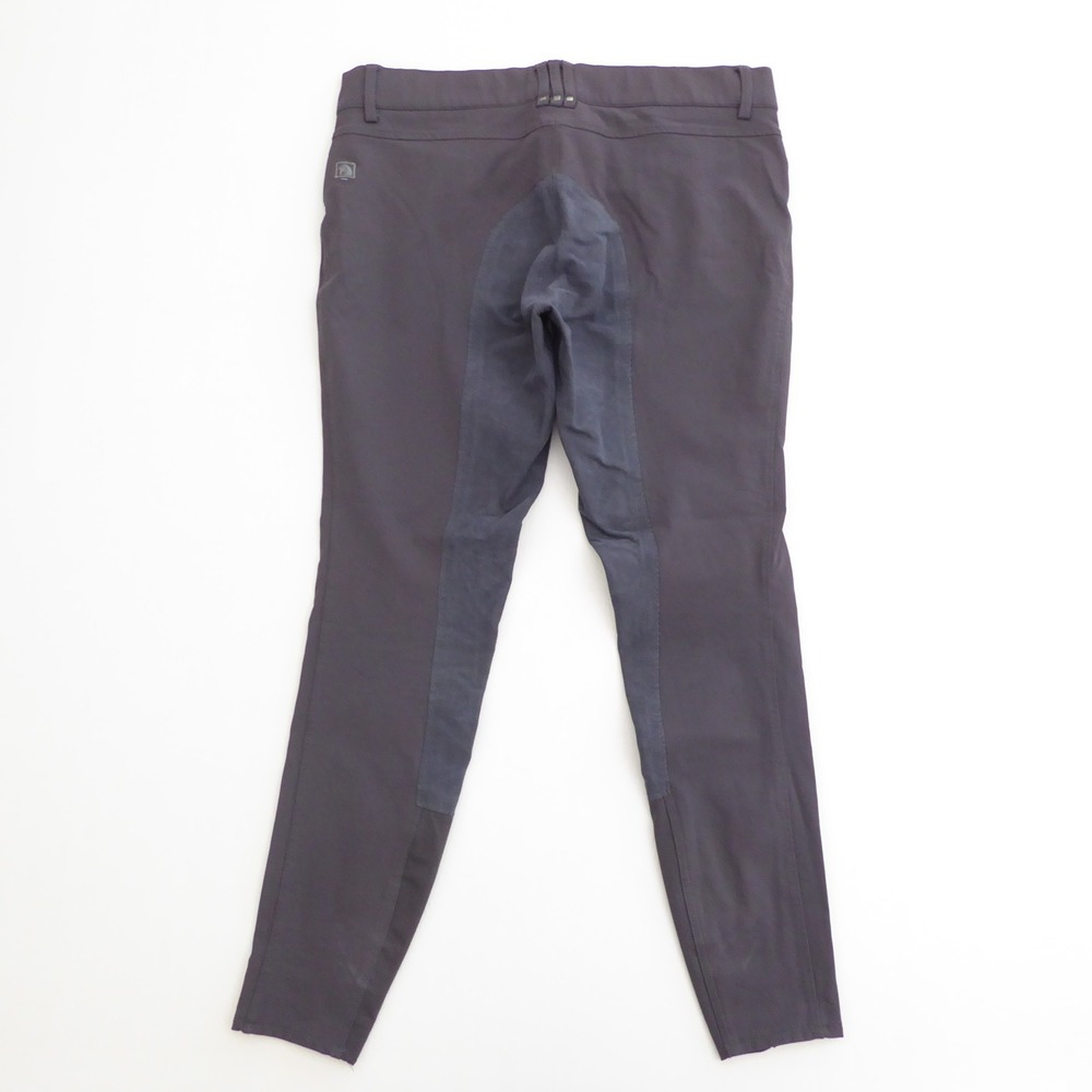 Romfh Women Equestrian Riding Breeches Pants Gray Full Seat Size 34L Long - Picture 5 of 11